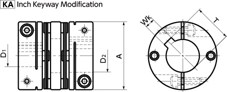 Keyway Modification inch